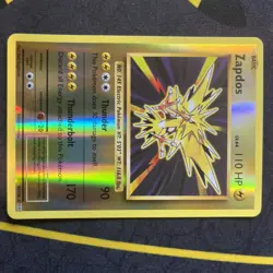 Pokemon TCG Zapdos 42/108 Reverse Holo Rare XY Evolutions 2016 - Image 1