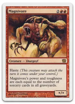 Magnivore #202 (LP) 9th Edition 9ED Magic MTG - Image 1