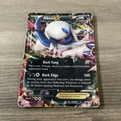 Pokemon Absol EX XY62 Black Star Promo Ultra Rare Holo - Image 1
