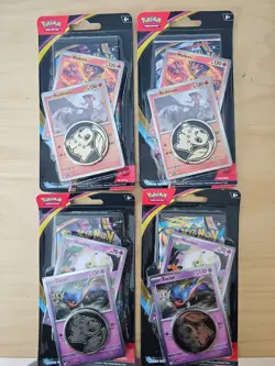 Lot of 2 Pokemon TCG Chaos Rising Sealed Blister + Mimikyu & Moltres Promo! - Image 1