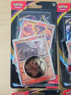 Lot of 2 Pokemon TCG Chaos Rising Sealed Blister + Mimikyu & Moltres Promo! - Image 3
