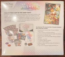 Pokemon TCG Prismatic Evolutions ETB Elite Trainer Box New Factory Sealed S&V - Image 2