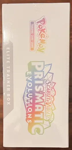 Pokemon TCG Prismatic Evolutions ETB Elite Trainer Box New Factory Sealed S&V - Image 3