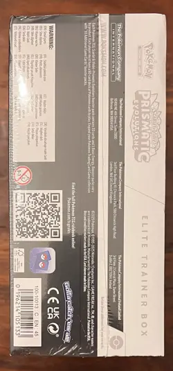 Pokemon TCG Prismatic Evolutions ETB Elite Trainer Box New Factory Sealed S&V - Image 4