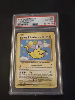 2016 Pokemon XY Evolutions 110/108 Flying Pikachu PSA 10 Gem Mint - Secret Rare - Image 1