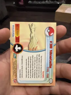 Pokemon 1999 #38 Ninetales - Topps Series 1 NM-MT - Image 2