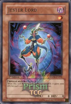 1st ed Jester Lord rare ANPR-EN008 Yugioh - Image 1