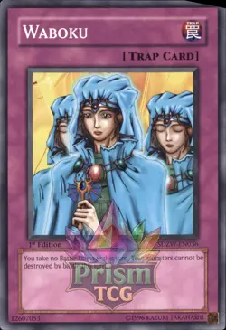 1st Ed Waboku SDZW-EN036 Yugioh - Image 1