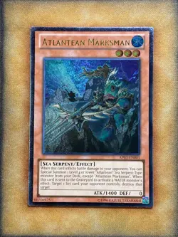 Yugioh Atlantean Marksman AP03-EN001 Ultimate Rare LP - Image 1