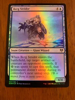 Berg Strider Foil - MTG Magic Cards - Kaldheim KHM - Image 1