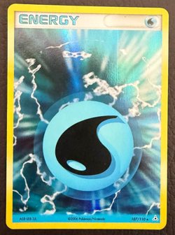 Water Energy Pokemon Card - Holon Phantoms 107/110 Holo Rare 2006 NM - Image 1