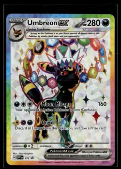 Umbreon ex SVP 176 SV: Scarlet & Violet Promo Cards Promo Holofoil Pokemon - Image 1