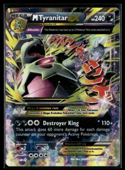 M Tyranitar EX 43/98 Ancient Origins Rare EX Holo Pokemon - Image 1