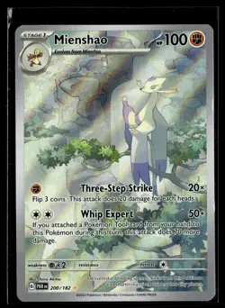 Mienshao 200/182 Paradox Rift Illustration Rare Pokemon - Image 1