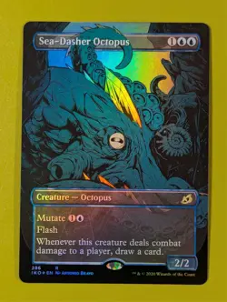 FOIL SHOWCASE Sea-Dasher Octopus x1 Ikoria: Lair of Behemoths 1x MTG - Image 1