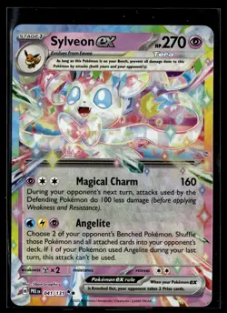 Sylveon ex 041/131 Prismatic Evolutions Double Rare Pokemon - Image 1