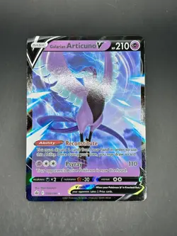 Galarian Articuno V 058/198 Holo V Rare Chilling Reign Pokemon Holo Near Mint EN - Image 1