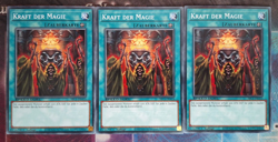 3x Kraft der Magie SBC1-DEA13 COMMON 1.Auflage DEUTSCH PLAYSET NM Yu-Gi-Oh - Image 1