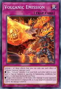 Volcanic Emission LD10-EN023 1st ED NM Yu-Gi-Oh! SUPER RARE - Image 1