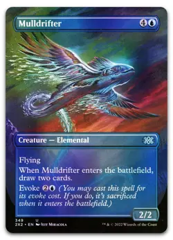 Mulldrifter (Borderless) #349 (Foil) (LP) Double Masters 2022 2X2 Magic MTG - Image 1