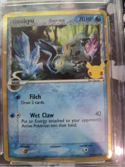 Pokemon TCG Mimikyu SWSH136 Ace 10 Rare Card Celebrations Gem Mint - Image 2