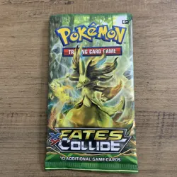 Pokemon TCG XY Fates Collide Booster Pack (10 Cards) Brand New Sealed - Image 1