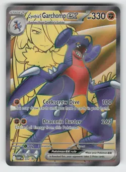 Cynthia's Garchomp ex 204 NM Holo SVP SV: Scarlet & Violet Promo Cards TPO01 - Image 1