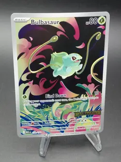 Bulbasaur Illustration Rare 133/132 Mega Evolution Pokemon Card NM Fresh Pull - Image 1