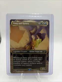 MTG Avatar The Last Airbender Aang and Katara 0069 Borderless Non-Foil - Image 1