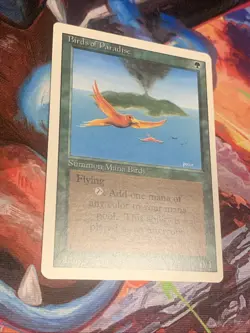 1994 Magic: The Gathering - Revised(3rd) - Birds of Paradise - Vintage Rare - NM - Image 3