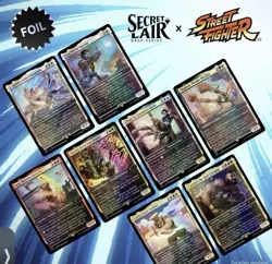 Magic The Gathering Mtg Secret Lair x Street Fighter Foil Edition SEALED New - Image 1