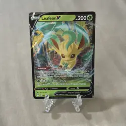 Pokemon TCG Leafeon V 007/203 Evolving Skies Holo Ultra Rare - Image 1