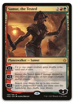 Samut, the Tested #144 (NM) Hour of Devastation HOU Magic MTG - Image 1