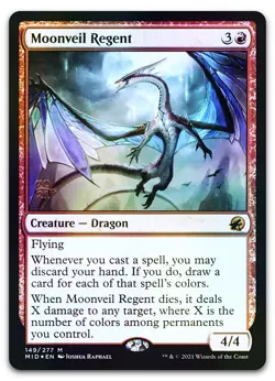 Moonveil Regent #149 (Foil) (NM) Prerelease Cards PRE Magic MTG - Image 1