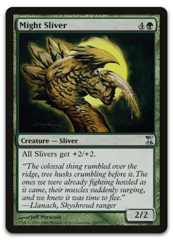 Might Sliver #205 (LP) Time Spiral TSP Magic MTG - Image 1
