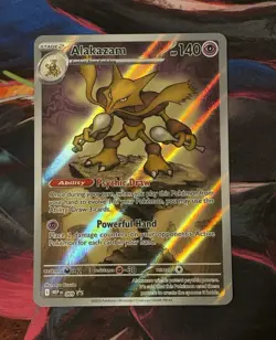 Alakazam 009: Prismatic Evolutions SPC Full Art Promo Holo. NM Pokemon - Image 1