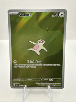 Pokemon TCG Slakoth 212/191SV08: Surging Sparks Illustration Rare Pack Fresh - Image 1