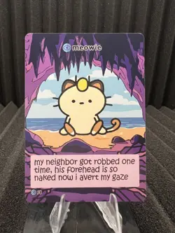 Meowie (Meowth) #78 - PokieBubies V1 Unlimited Edition Fan Art - Pokemon - Image 1