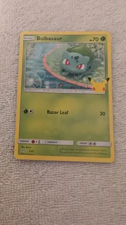 Bulbasaur 1/25 McDonald's 25th Anniversary Non-Holo #1 Pokemon - Image 1