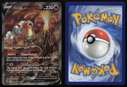 Entei V GG36/GG70 Holo V Rare Crown Zenith Galarian Gallery Pokemon English NM - Image 3