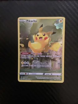 Pokemon Pikachu Ultra Rare Crown Zenith: Galarian Gallery GG30/GG70 NM - Image 1