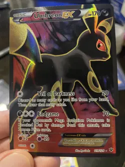 Pokemon Fates Collide Umbreon EX 119/124 Holo, LP - Image 3