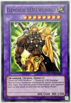 LCGX-EN049 Elemental HERO Wildedge - Common Unlimited Near Mint YuGiOh - Image 1