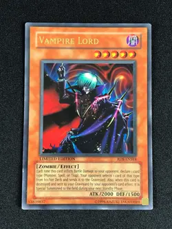 YUGIOH VAMPIRE LORD RDS-ENSE4 ULTRA PLAYED/EDGE WEAR - Image 1