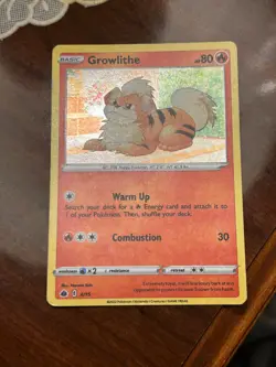 Growlithe Holo 4/15 Mcdonalds 2022 - Pokemon Card - HP - Image 1