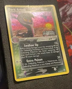 POKEMON CARD 2004 DARK ARBOK REVERSE HOLO 29/109 EX TEAM ROCKET RETURNS STAMP - Image 2