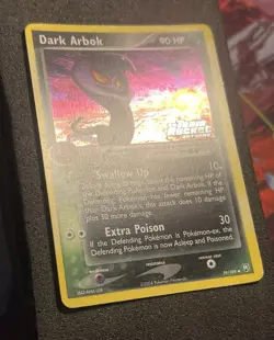 POKEMON CARD 2004 DARK ARBOK REVERSE HOLO 29/109 EX TEAM ROCKET RETURNS STAMP - Image 3
