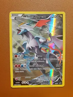 White Kyurem XY81 Black Star Promo Holo Full Art LP Pokemon Card - Image 1