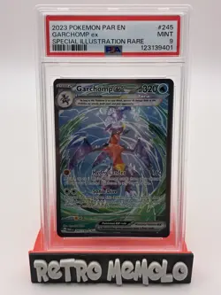 2023 POKEMON PAR EN-PARADOX RIFT SPECIAL ILLUSTRATION RARE GARCHOMP EX PSA 9 - Image 1