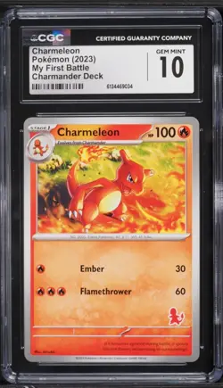 CHARMELEON MY FIRST BATTLE DECK - CGC 10- ENGLISH POKEMON CARD - Image 1